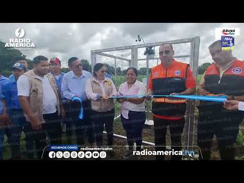 Inauguran e instalan estación meteorológica en  el instituto de El Triunfo en Choluteca