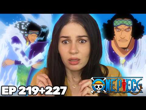 ADMIRAL AOKIJI 🥶│ONE PIECE 219 & 227 REACTION!!