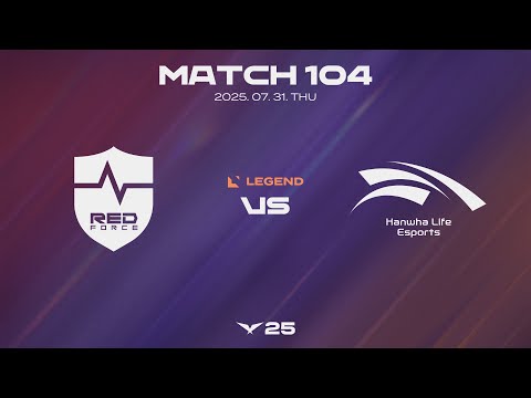 NS vs HLE | 매치 104 하이라이트 | 07.31 | 2025 LCK