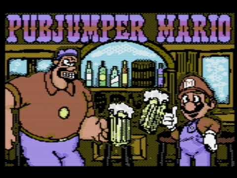 En RETROJuegos... Pubjumper Mario (c) 2021 Army of Darkness - Commodore 64