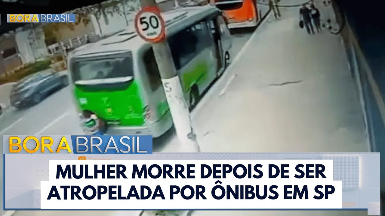 Mulher morre depois de ser atropelada por ônibus em SP motorista foi afastado