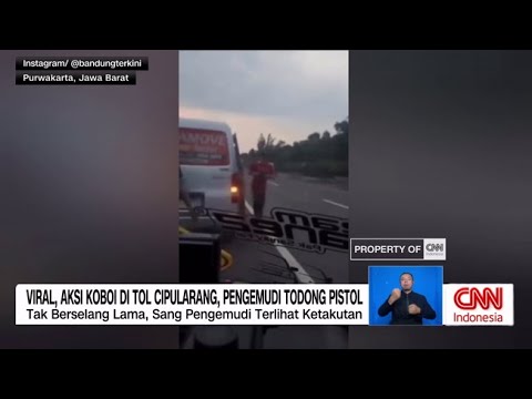 Viral Aksi Koboi di Tol Cipularang, Pengemudi Todong Pistol