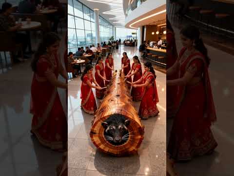 🐻❄️ RESCUE Binturong from Giant Log 🌴🔥😱 #wildlife #rare #shortsvideo