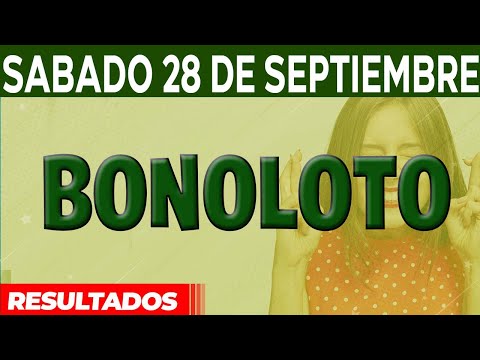 Resultado del sorteo Bonoloto del Sábado 28 de Septiembre del 2024.