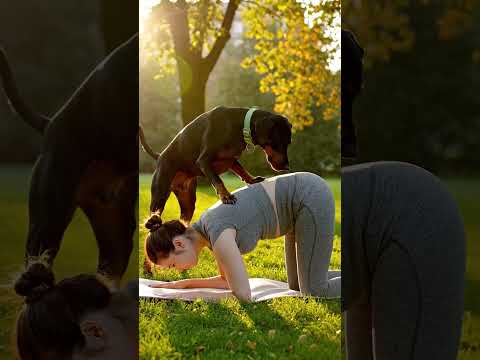Yoga with My Dog Beside Me Always #goldenretriever #goldenretreiver #puppy #goldenretreivers