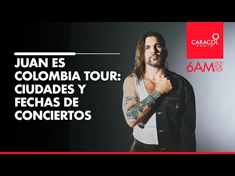 ¿Cuáles son las fechas y las ciudades del regreso de Juanes a Colombia? | Caracol Radio