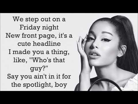 Ariana Grande ~ How I Look on You ~ Lyrics