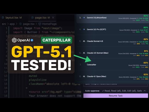GPT-5.1 (Caterpillar CKPT Tested): This NEW GPT-5 Checkpoint by OpenAI seems QUITE GOOD!