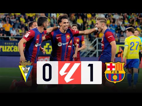 Cádiz vs Barcelona [0-1] | RESUMEN y GOLES, La Liga 2023/24
