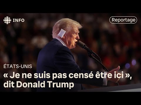 Donald Trump raconte la tentative de l'assassinat dont il a été la cible lors la convention