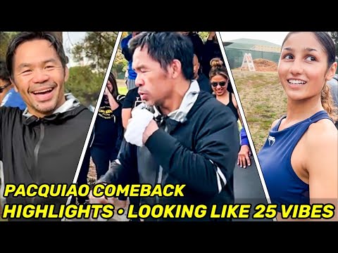 HIGHLIGHTS | Manny Pacquiao COMEBACK DAY 45 • “LOOKING LIKE 25” R&B VIBES WORKOUT