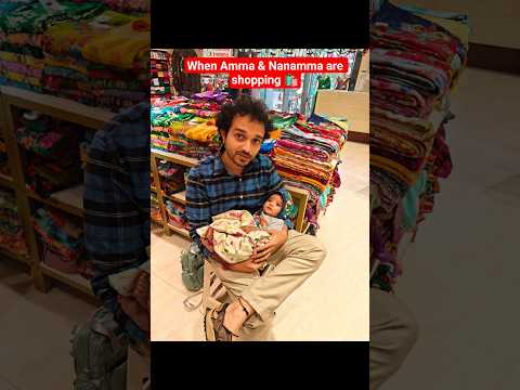 Dhruvdarsh's first shopping experience 🧿🧿🧿 #shopping #dadson #rsbrothers #ytshorts #cute #weekend