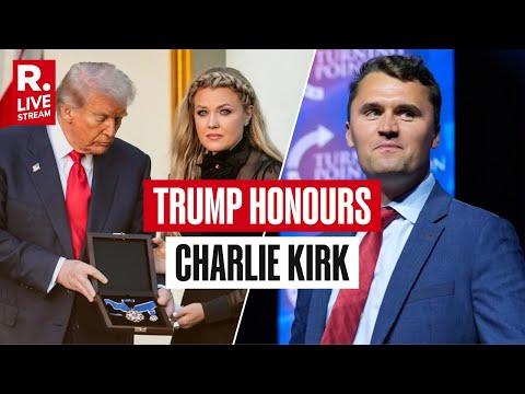 US News LIVE: Pres Trump Awards Charlie Kirk Posthumous Presidential Medal Of Freedom |Erika Kirk