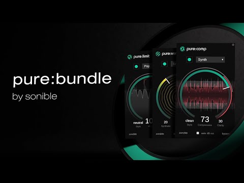 pure:bundle by sonible – AI-powered audio plug-ins for creators