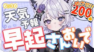【朝活】初見さんも通ってみる？朝よわ狼V！今日の天気＆雑談【VTuber】635