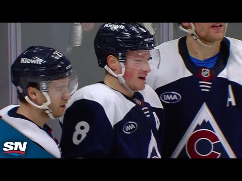 Avalanches Cale Makar Beats Connor Hellebuyck While Falling To Score Nifty Goal