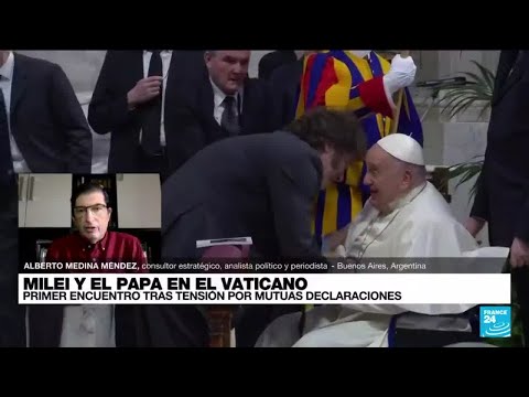 Alberto Medina: 'Encuentro entre el papa Francisco y Javier Milei es un punto de inflexión'