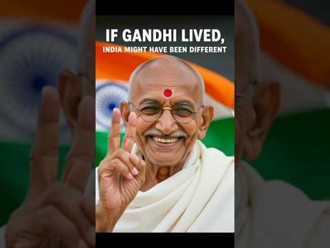 अगर महात्मा गांधी की हत्या नहीं होती, तो आज का भारत कैसा होता 🇮🇳 #MahatmaGandhi
