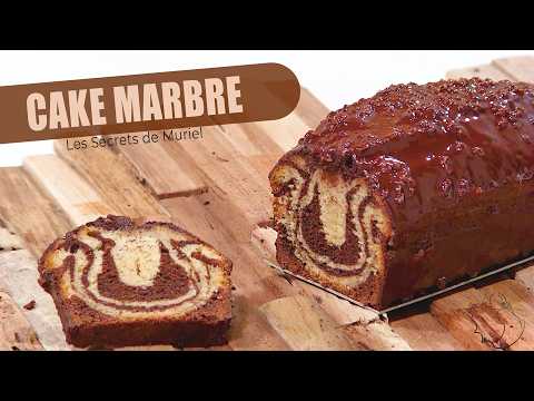 Recette de cake marbré moelleux et glaçage rocher