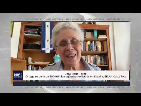 Dora María Téllez: Ortega se burla de 850 mil nicaragüenses exiliados en España, EEUU, Costa Rica