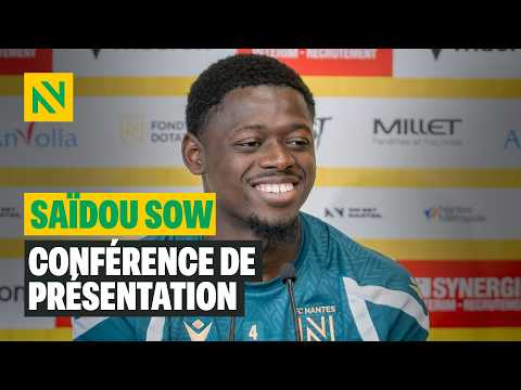 🎥🎙️ Replay : présentation officielle de Saïdou Sow