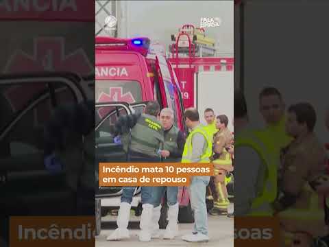 Incêndio mata 10 pessoas em casa de repouso #shorts