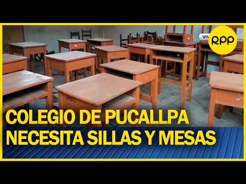 #RegresoAClases | Colegio San Fernando carece de sillas y mesas para poder iniciar clases