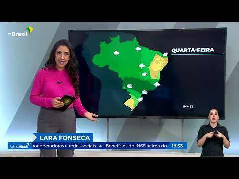 Quarta-feira com calorão e chuvas intensas pelo Brasil