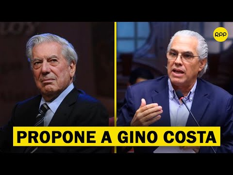 Vargas Llosa propone a Gino Costa como reemplazo de Manuel Merino: Votó en contra de la vacancia