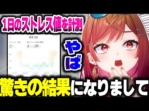 1日のストレス値を計測した結果驚くべき結果になった話をするりりーか【ホロライブ切り抜き/一条莉々華/ReGLOSS/DEV_IS】