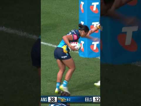 The first try of her career!!! 👏
