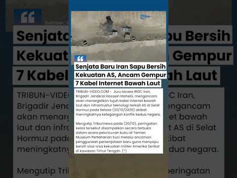 Senjata Baru Iran Sapu Bersih Kekuatan AS di Asia Barat, Ancam Hancurkan 7 Kabel Internet Bawah Laut