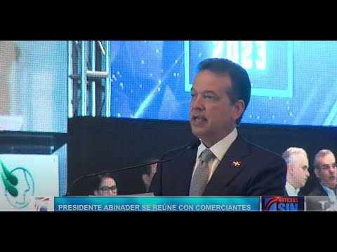 EN VIVO Abinader participa en aniversario de comerciantes