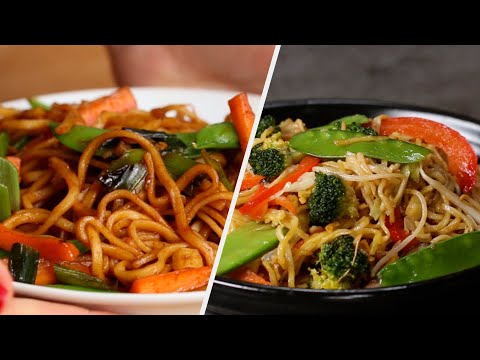Vegetarian Noodles 5 Ways ? Tasty Recipes
