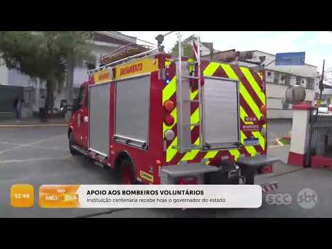 Apoio aos bombeiros voluntários de Joinville | Cotidiano | SCC Meio-Dia