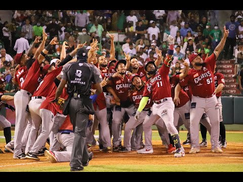 Juego 3 Serie Final LIDOM 2021-22: Gigantes empatan serie; Ozuna y Peguero truenan