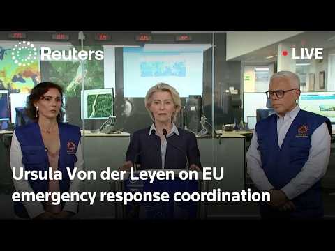 ライブ：フォンデアライエン氏、EUの緊急対応調整について説明