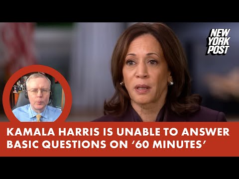 Kamala Harris is unable to answer basic questions on ‘60 Minutes’