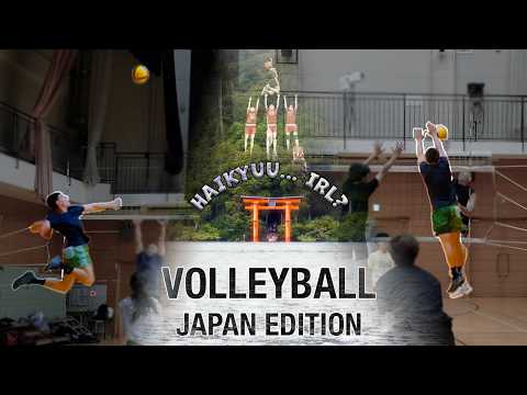 i traveled to JAPAN just to play VOLLEYBALL?!