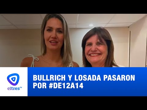 Patricia Bullrich y Carolina Losada pasaron por #De12a14