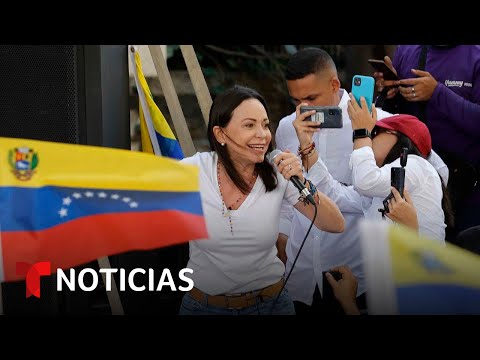 La opositora María Corina Machado habla tras ser descalificada de las elecciones en Venezuela