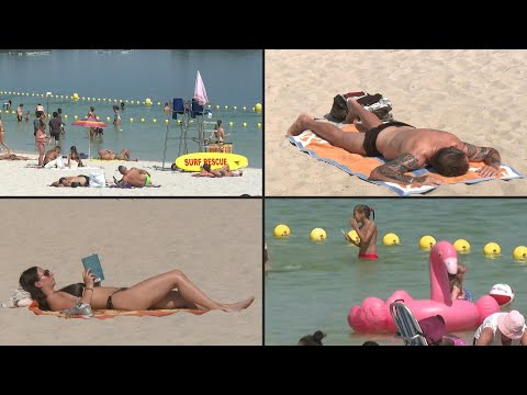 Heatwave: Bordeaux residents seek lakeside relief | AFP