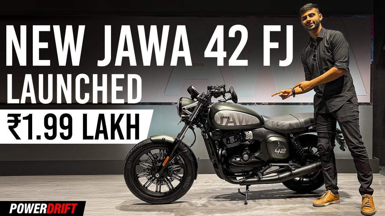 The 2024 New Jawa 42 FJ launched at ?1.99 Lakh | All You Need To Know | PowerDrift QuickEase