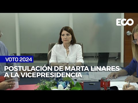 Martinelli presenta en el Tribunal Electoral la postulación de Marta Linares | #EcoNews