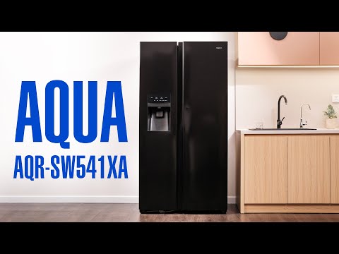 Trên tay Tủ lạnh Side by side AQUA AQR SW541XA