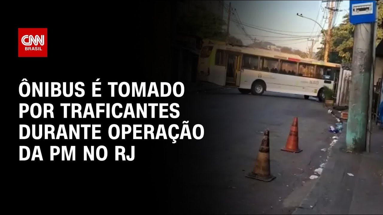 Ônibus é sequestrado durante operação policial na Zona Norte do Rio | LIVE CNN