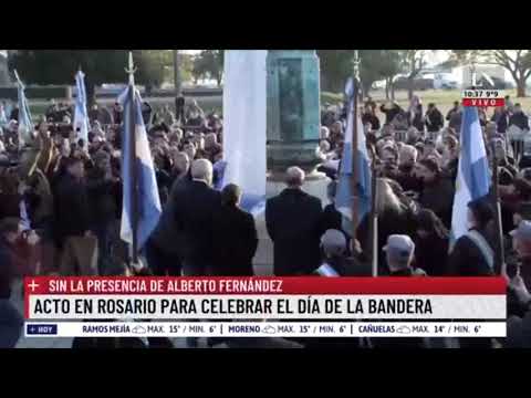 Día de la bandera en Rosario: la indignación de Luis Novaresio