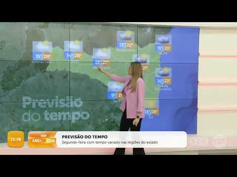 Segunda-feira (21/10/24) com tempo variado nas regiões do estado | Clima | SCC Meio-Dia