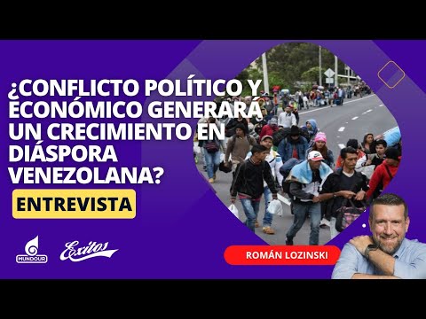 ¿Conflicto politico y económico generá un crecimiento en diaspora venezolana? | Román Lozinski