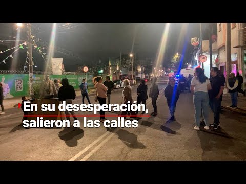 #MientrasDormía | Por falta de energía eléctrica, vecinos de Santa María la Ribera se manifestaron